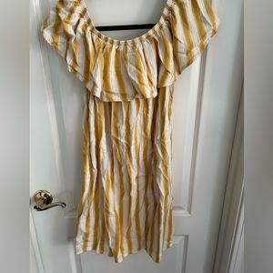 Velvet Heart White & Gold Dress